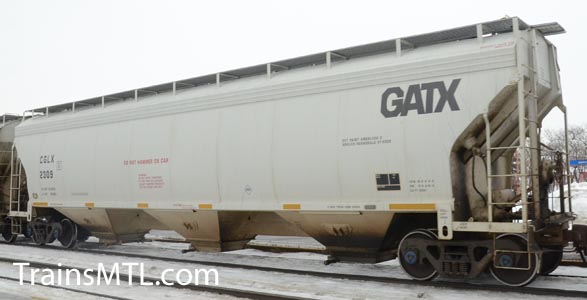 Car/wagon CGLX2309 left side / coté gauche